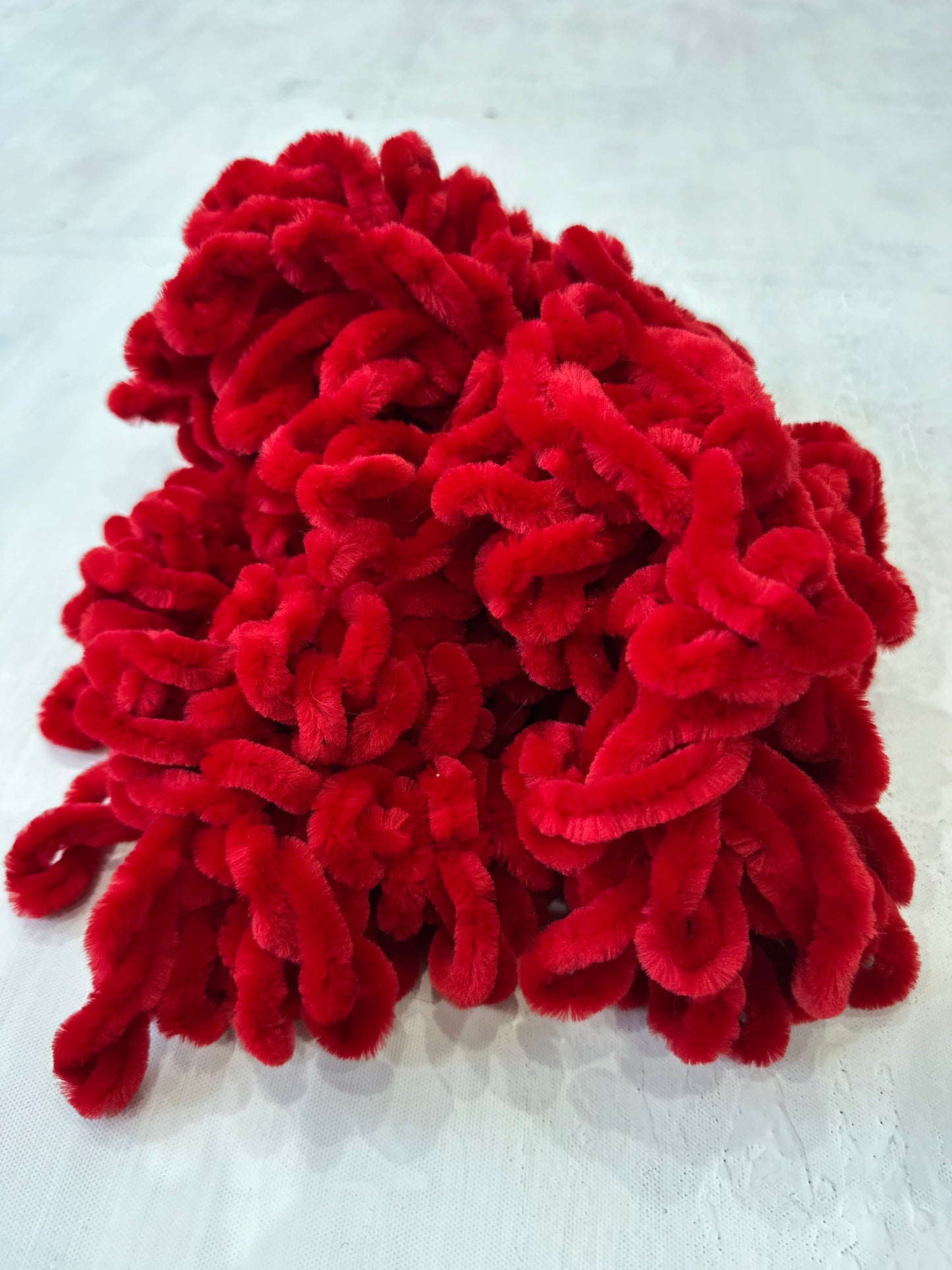 winter edit | red knit tassel scarf