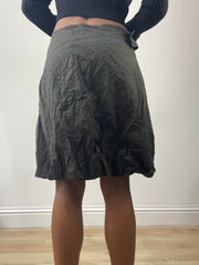 vintage edit: fashion week | medium grey desigual midi skirt