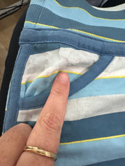 sailor drop | قميص صغير من الزرقاء والأصفر