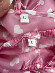 SATC drop | taille: L · couleur: rose · article: ensemble · détails: amour + cœurs + pyjama