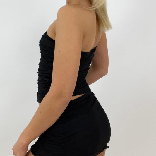 * vente d’échantillons | couleur: noir · article: haut bandeau · détails: xs + sofia