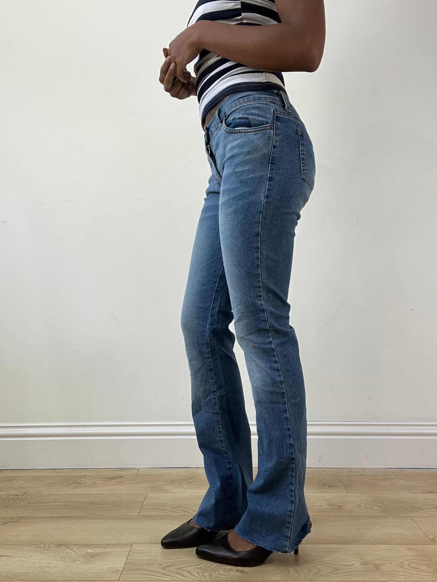BEST PICKS | small blue only denim bootcut jeans