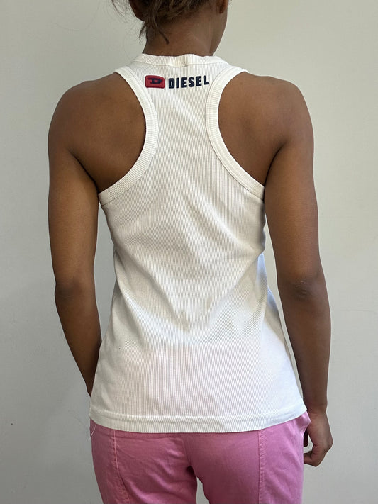 BEST PICKS | small/medium white diesel tank top