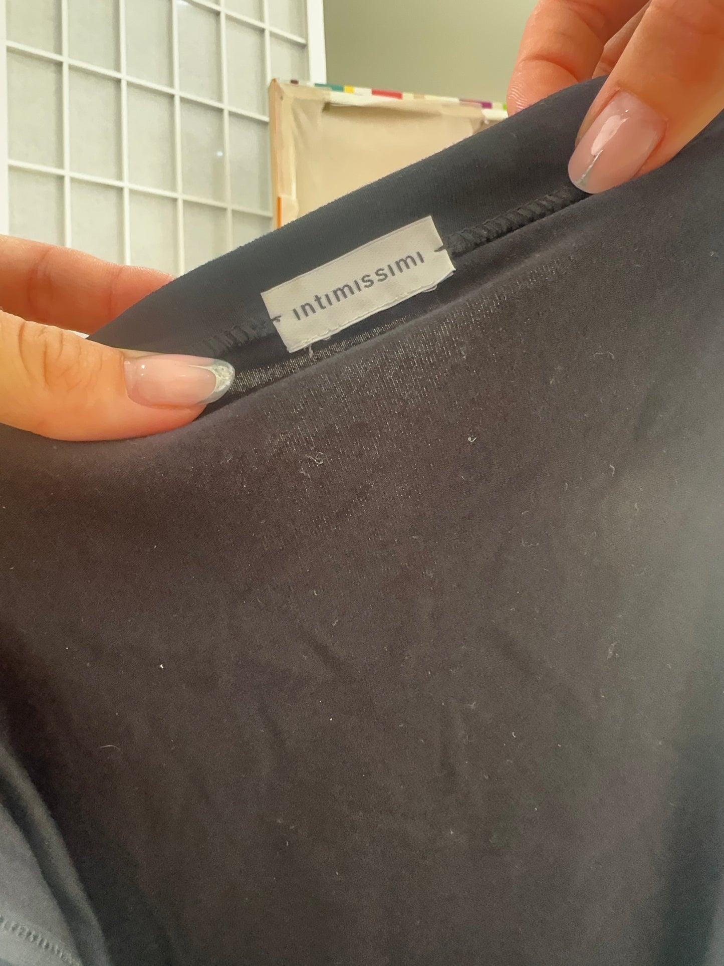 summer edit | small black intimissimi high neck top