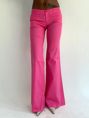 ‼️ | pink wide leg jeans