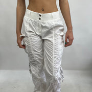 CARRIE BRADSHAW DROP | Pequeno branco apenas dança cargas trousers