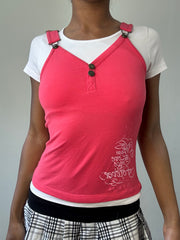 BEST PICKS | taille: S/M · couleur: rose · article: caraco · détails: surcouche