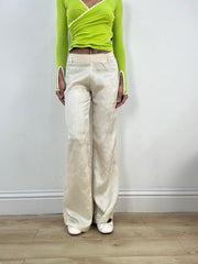 ‼️💻 #10 cream satin wide leg trousers
