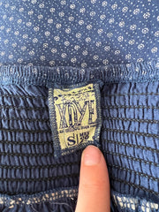 back to school drop | small blue patterned cami top