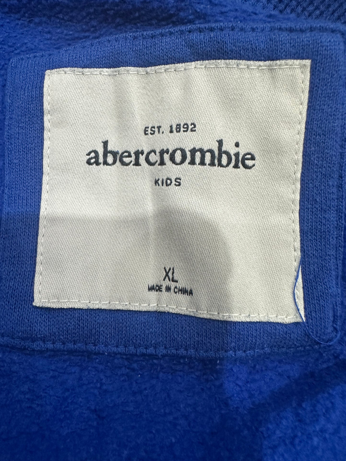 athleisure edit | small blue abercrombie & fitch zip up hoodie
