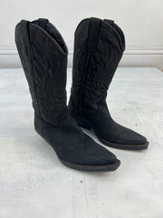 ⭐️💻BEST PICKS | couleur: noir · matière: cuir · article: bottes · détails: style western + uk 5