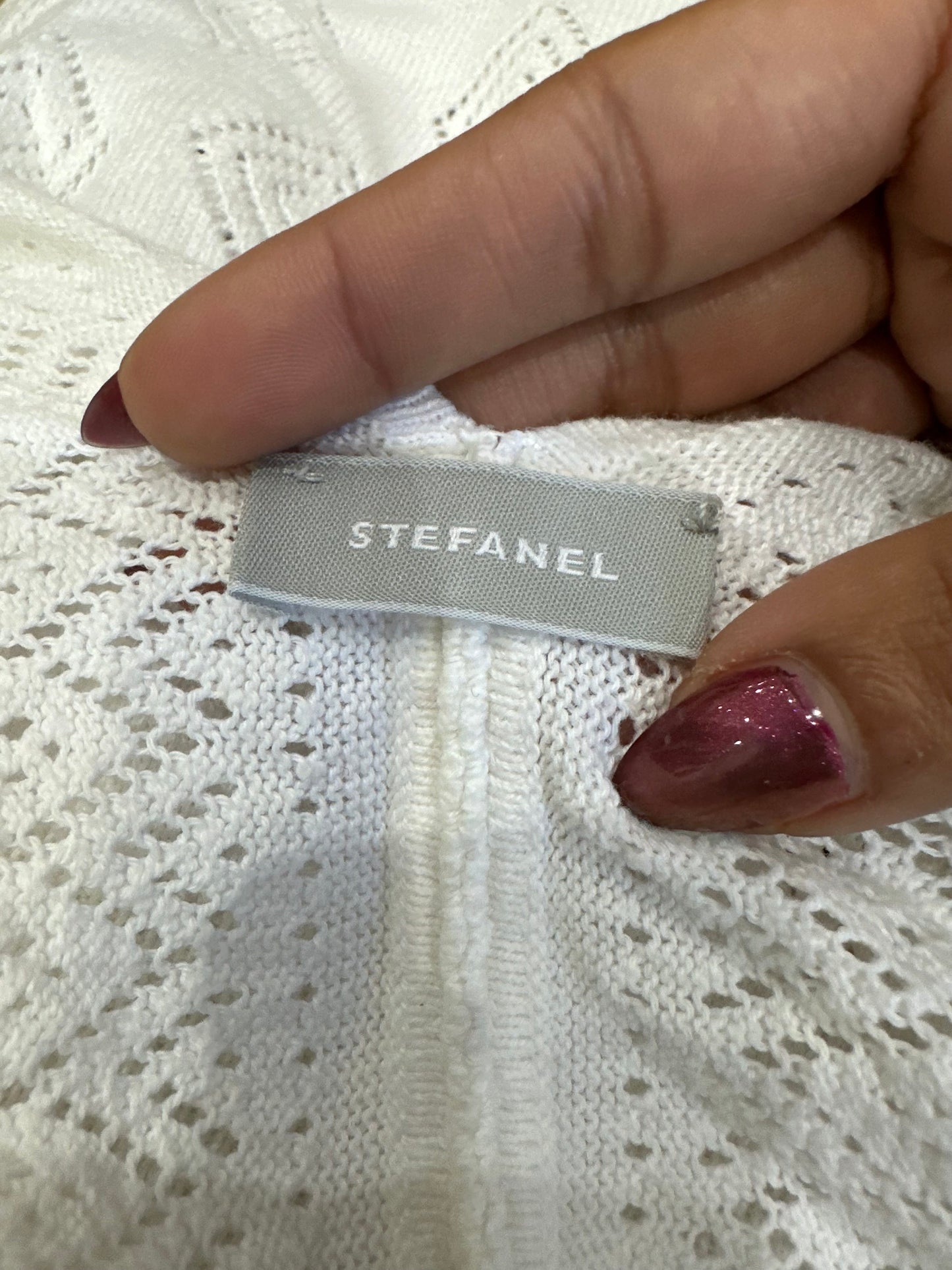 winter edit | small white broiderie knit top