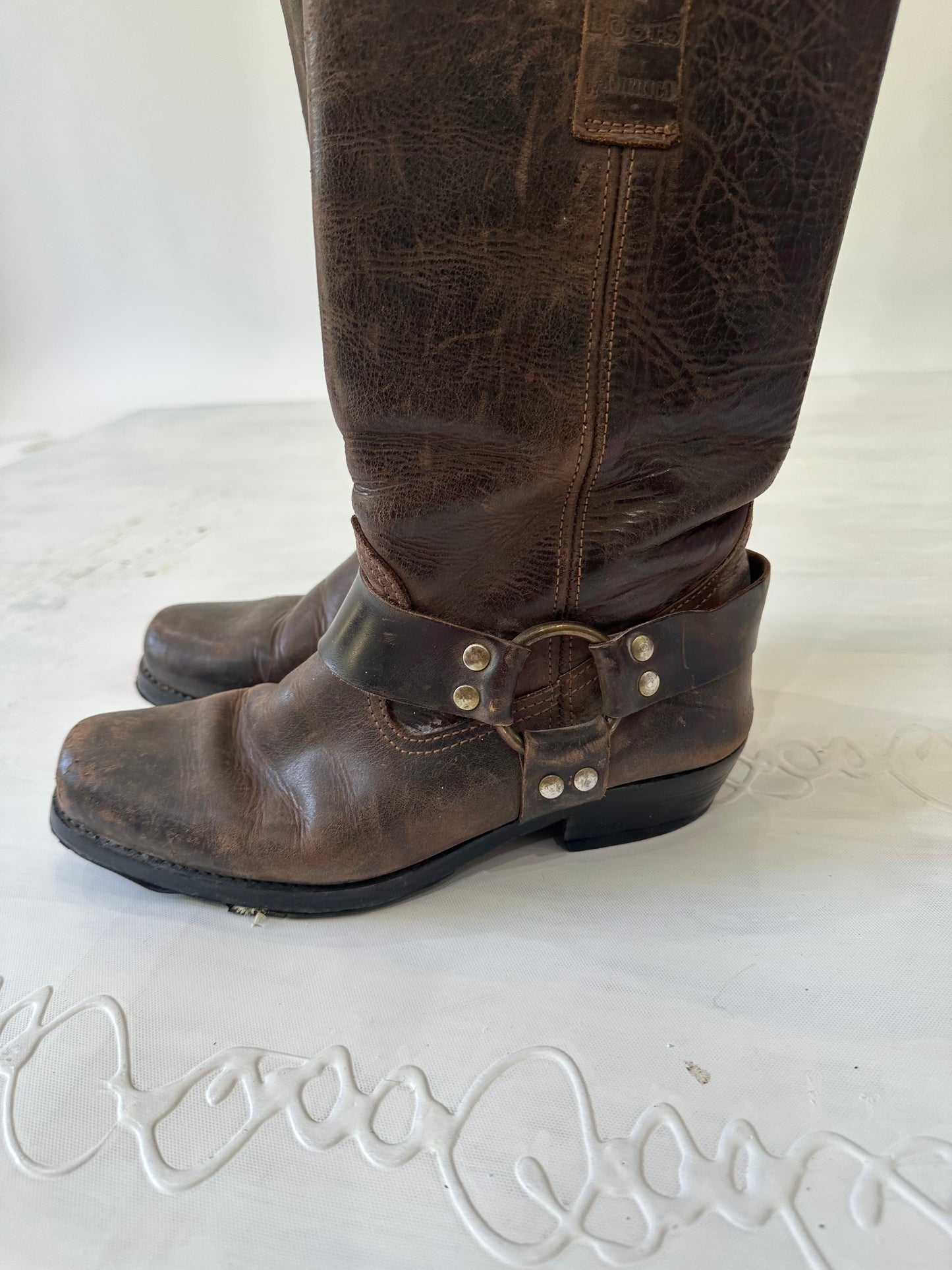 ⭐️ festival drop | UK6 brown biker boots