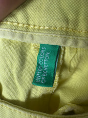 מכנסיים קצרים ⁨united colors of benetton⁩ – צהוב – מידה ⁨m⁩ – ⁨sailor drop⁩