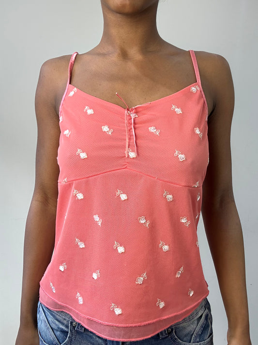 BEST PICKS | medium pink mesh cami top