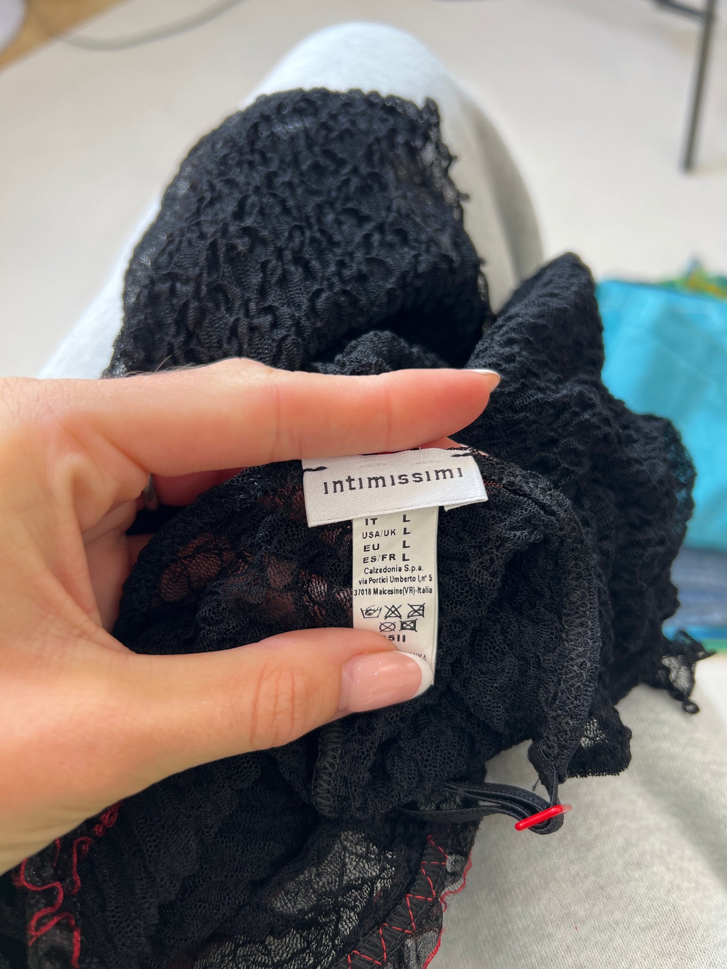 💚 GIRLS TRIP DROP | large black sheer intimissimi cami