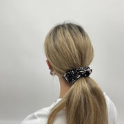 💻⭐️ | zebra ft cheetah print velvet scrunchie