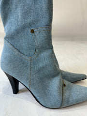 ⭐️vintage edit thirty-three | UK4.5 blue denim ankle boots