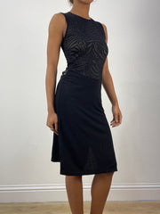 vintage edit thirty-six | taille: XS · couleur: noir · article: robe · détails: longueur midi + morgan de toi