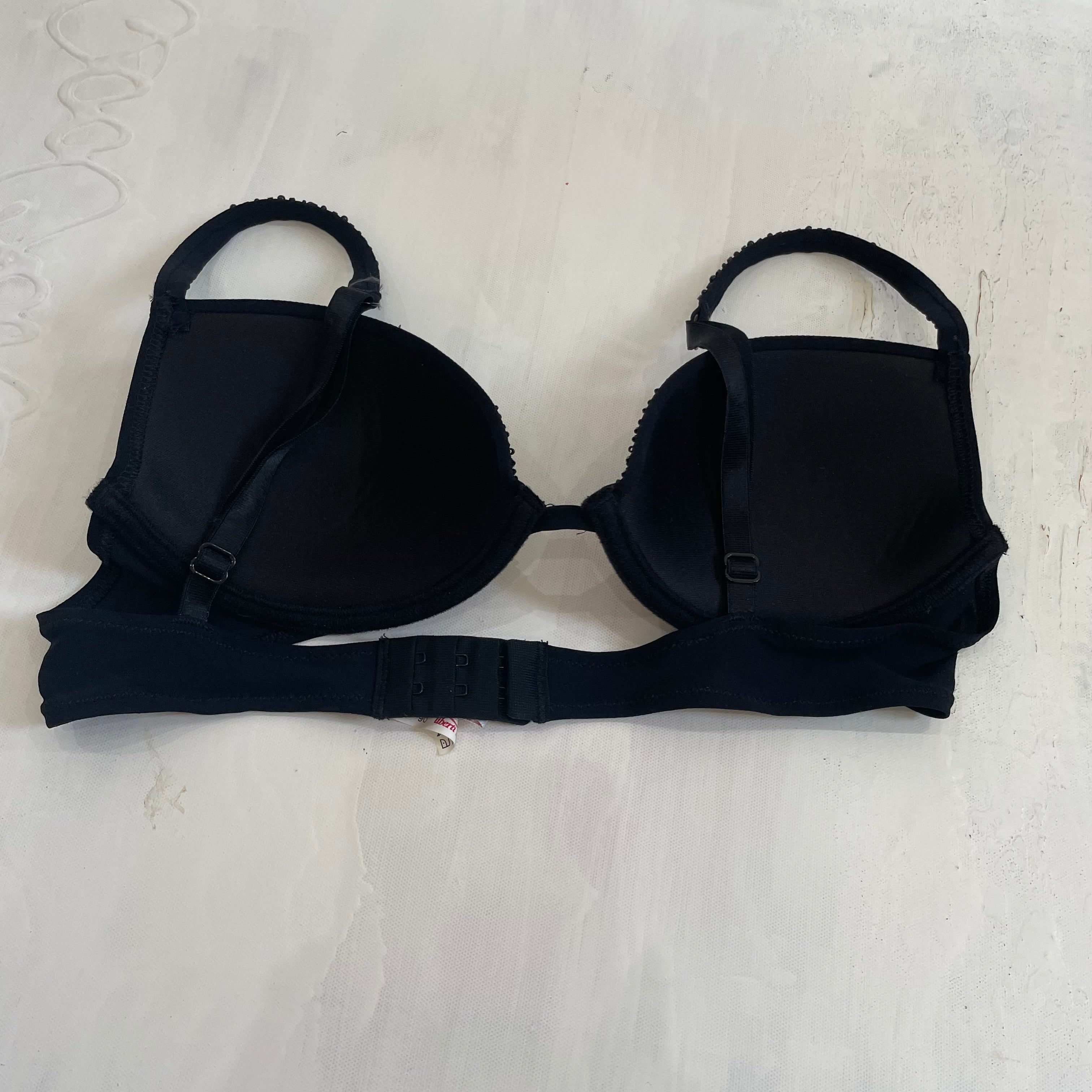 OLIVIA RODRIGO DROP  small black embellished bra – remass