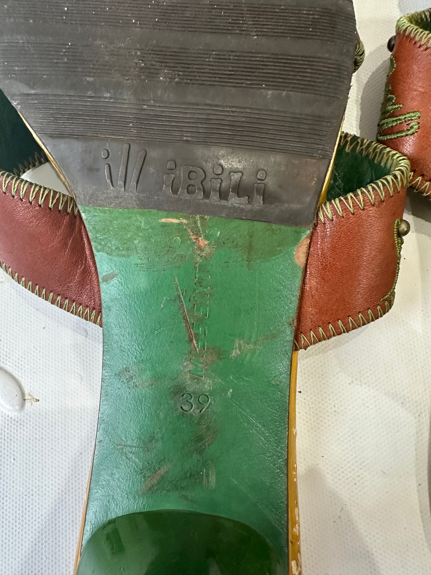 BEST PICKS | UK6 green and red miss sixty mules
