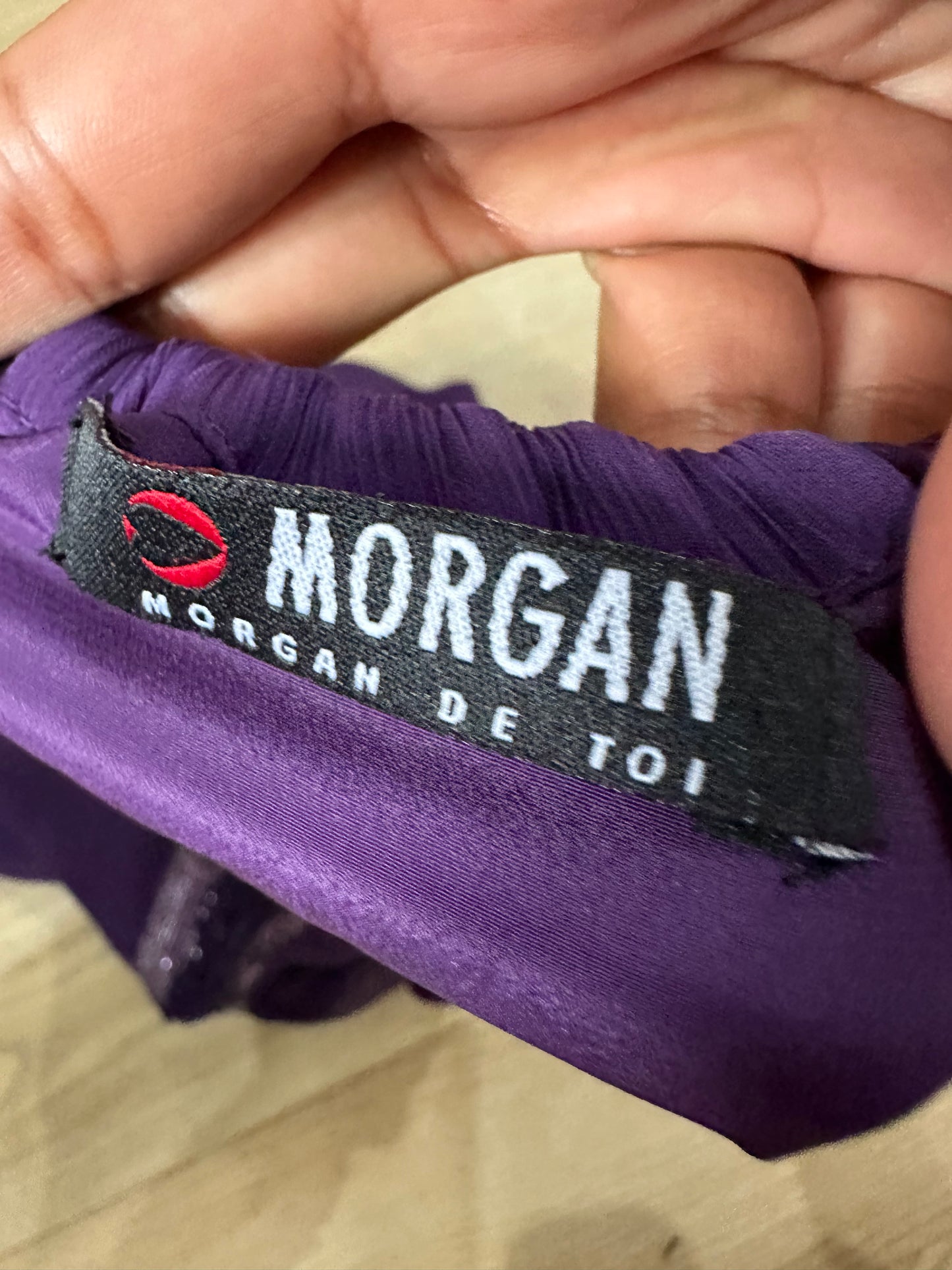 vintage edit twenty-nine | small purple morgan de toi midi dress