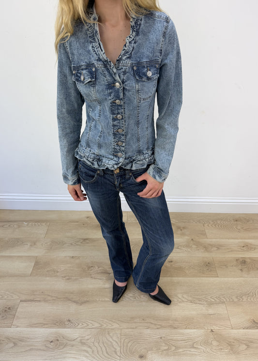 small denim blue jacket