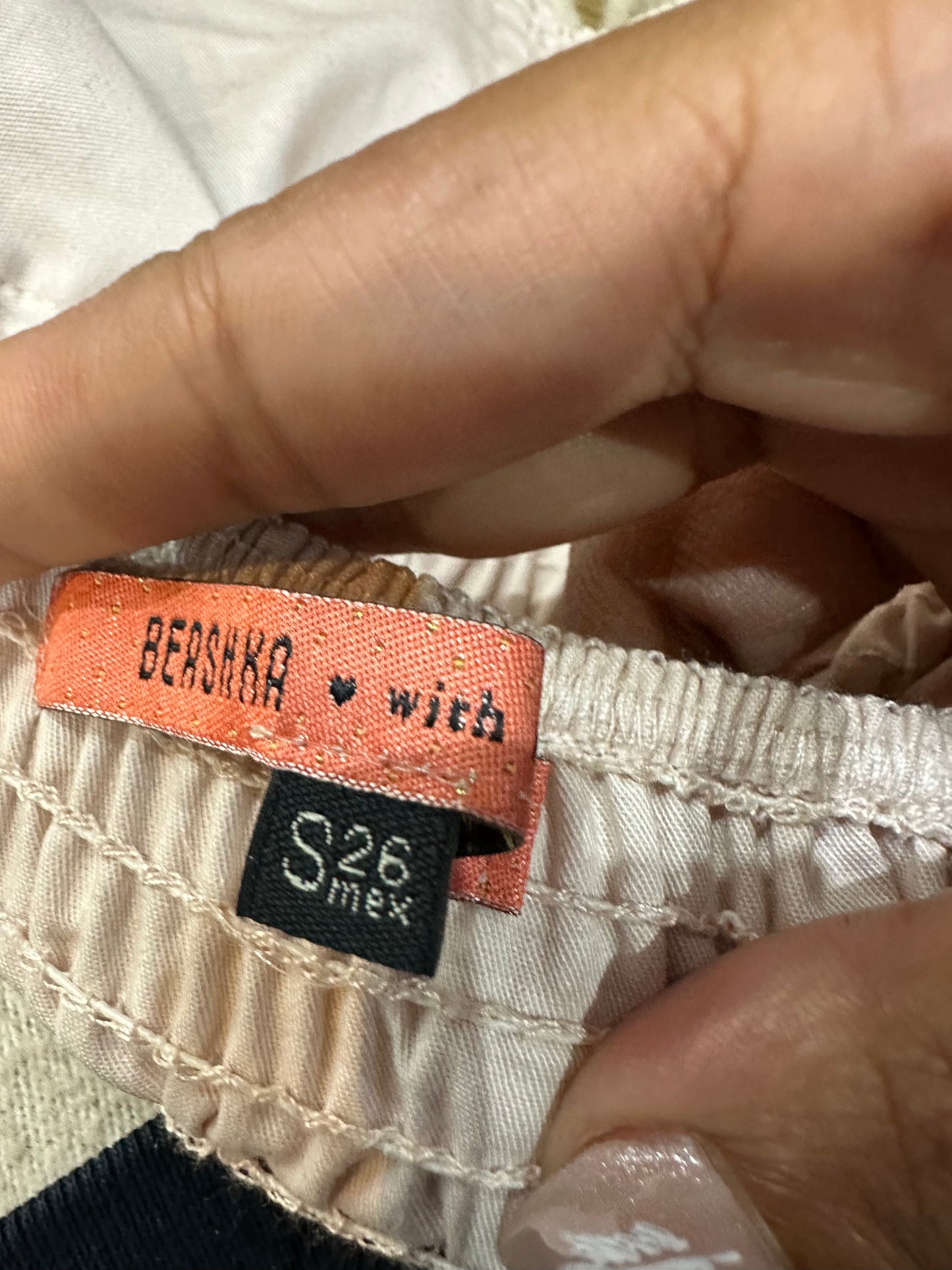 vintage edit thirty-three | small pink old bershka zip up corset top