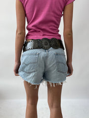 SUMMER SOLSTICE DROP | brown leather cowboy style belt