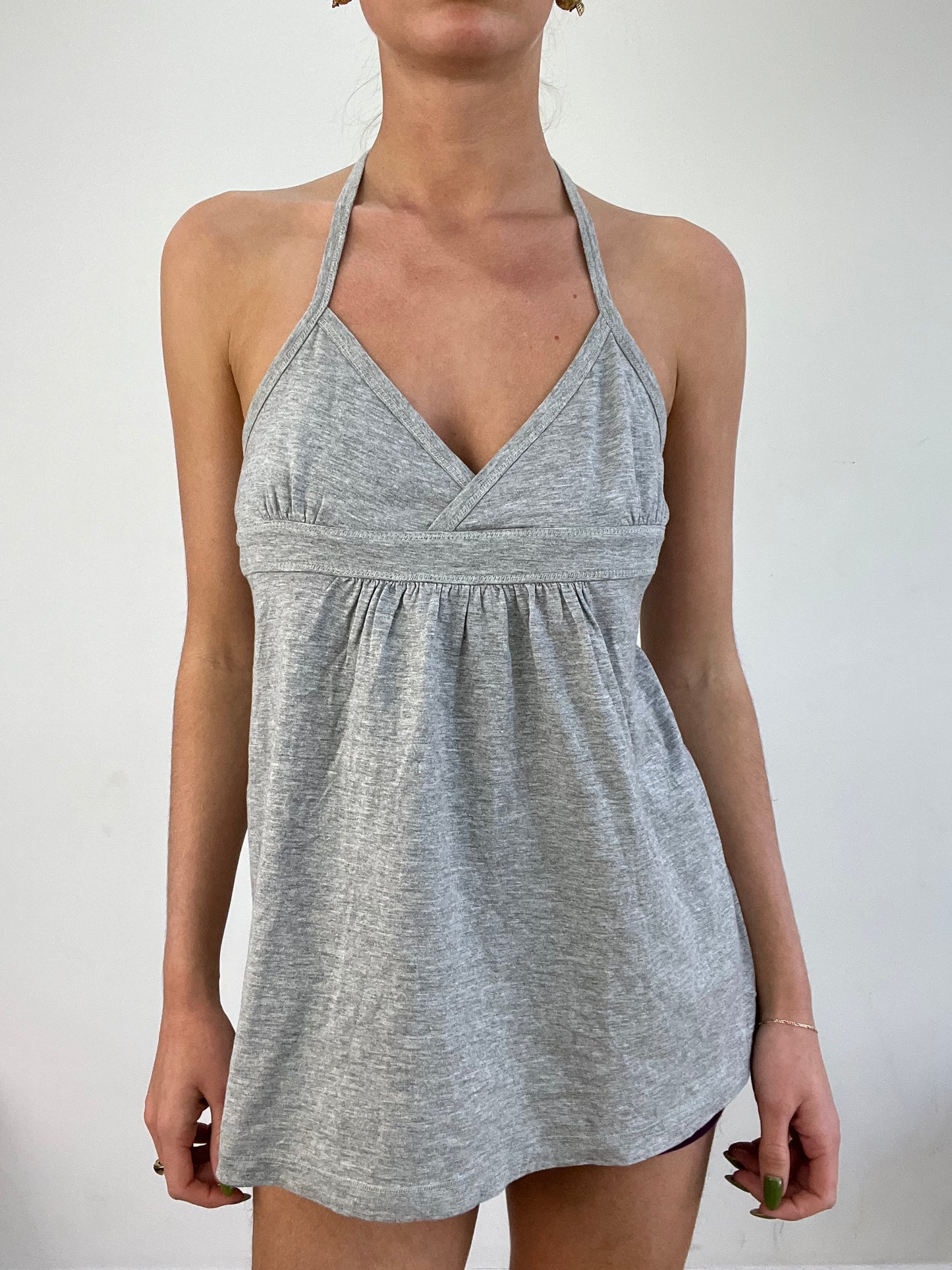 BEST PICKS | large grey halterneck top