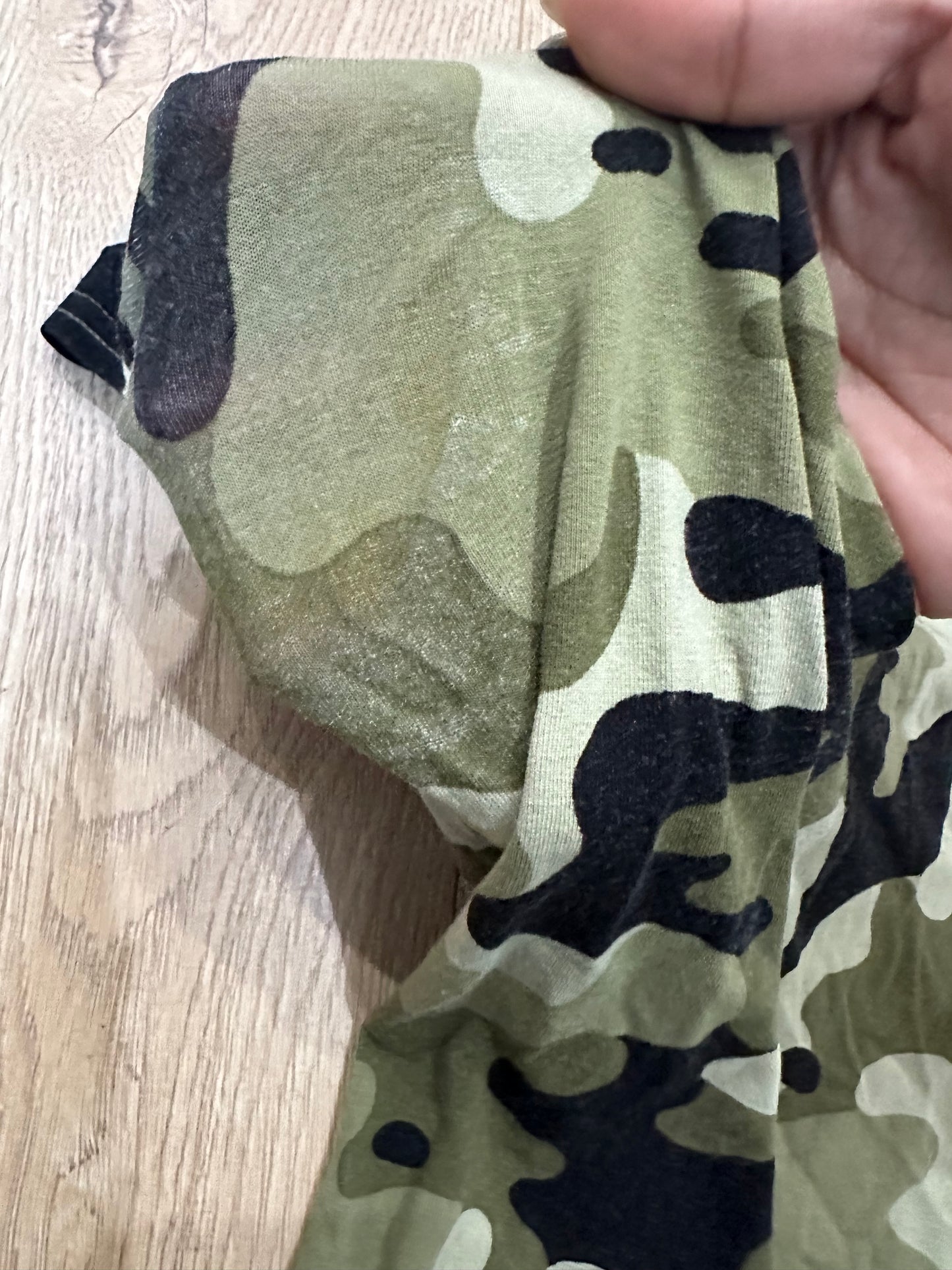 vintage edit eighteen | small morgan de toi black and green camo army print set