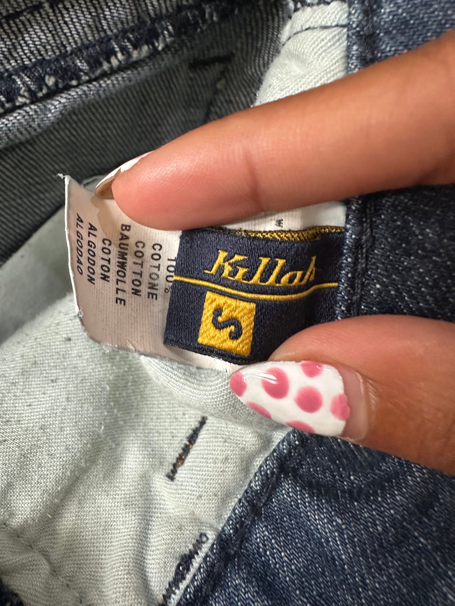 vintage edit twenty-nine | small light blue killah denim mini skirt