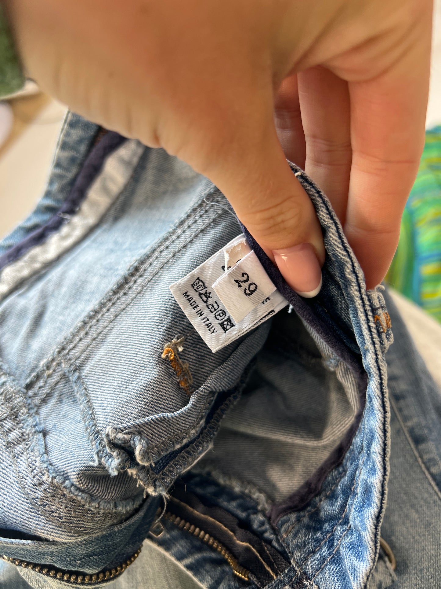 💻BEST PICKS | small denim capri 3/4 length trousers