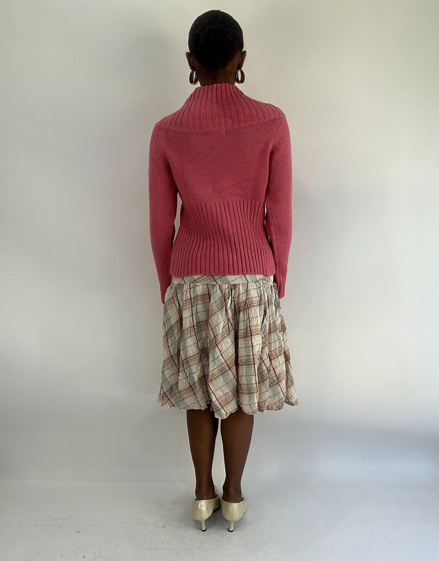AUTUMN FAVOURITES | small pink v neck knit jumper
