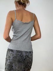 💚BUFFY THE VAMPIRE SLAYER | small grey ribbed cami