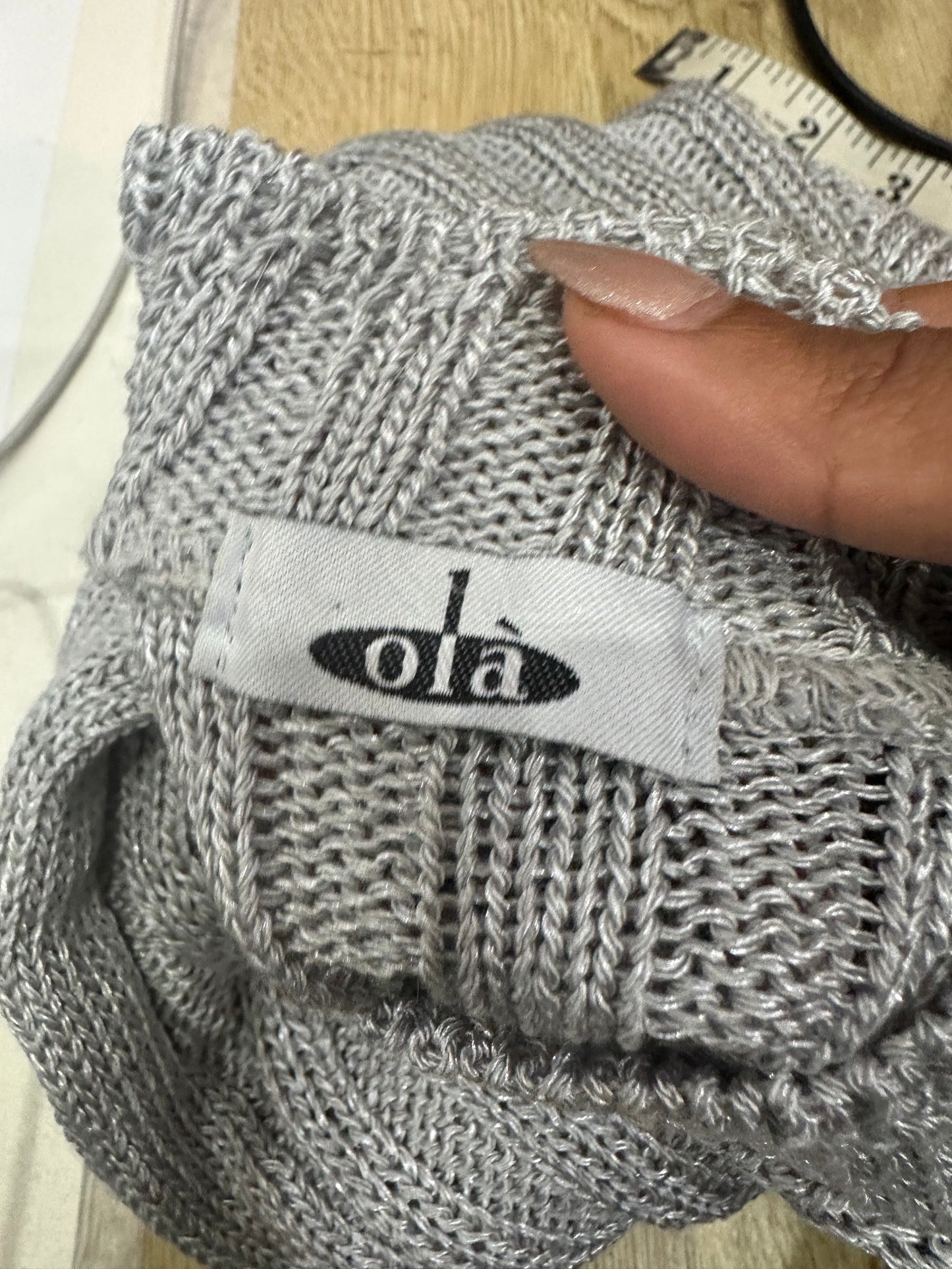 AUTUMN EDIT | extra small grey cable knit jumper