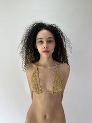 festival drop | Pequeno roupa de ouro brilhante bikini boneca feminina