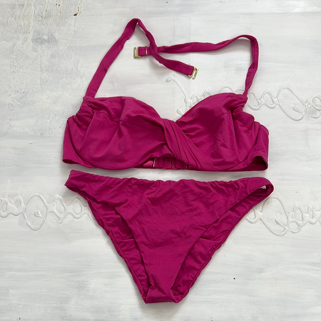 COCONUT GIRL DROP | medium pink calzedonia bikini set