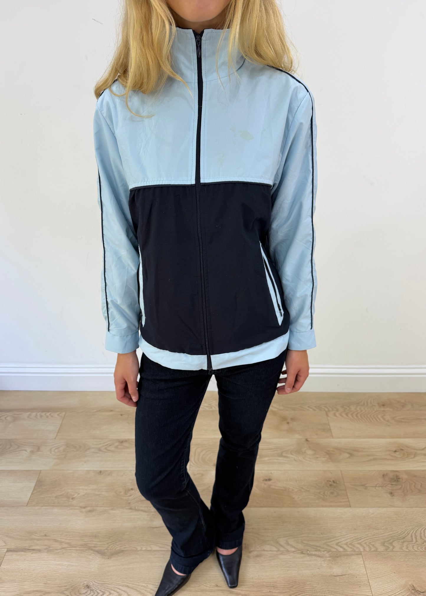 medium blue track jacket