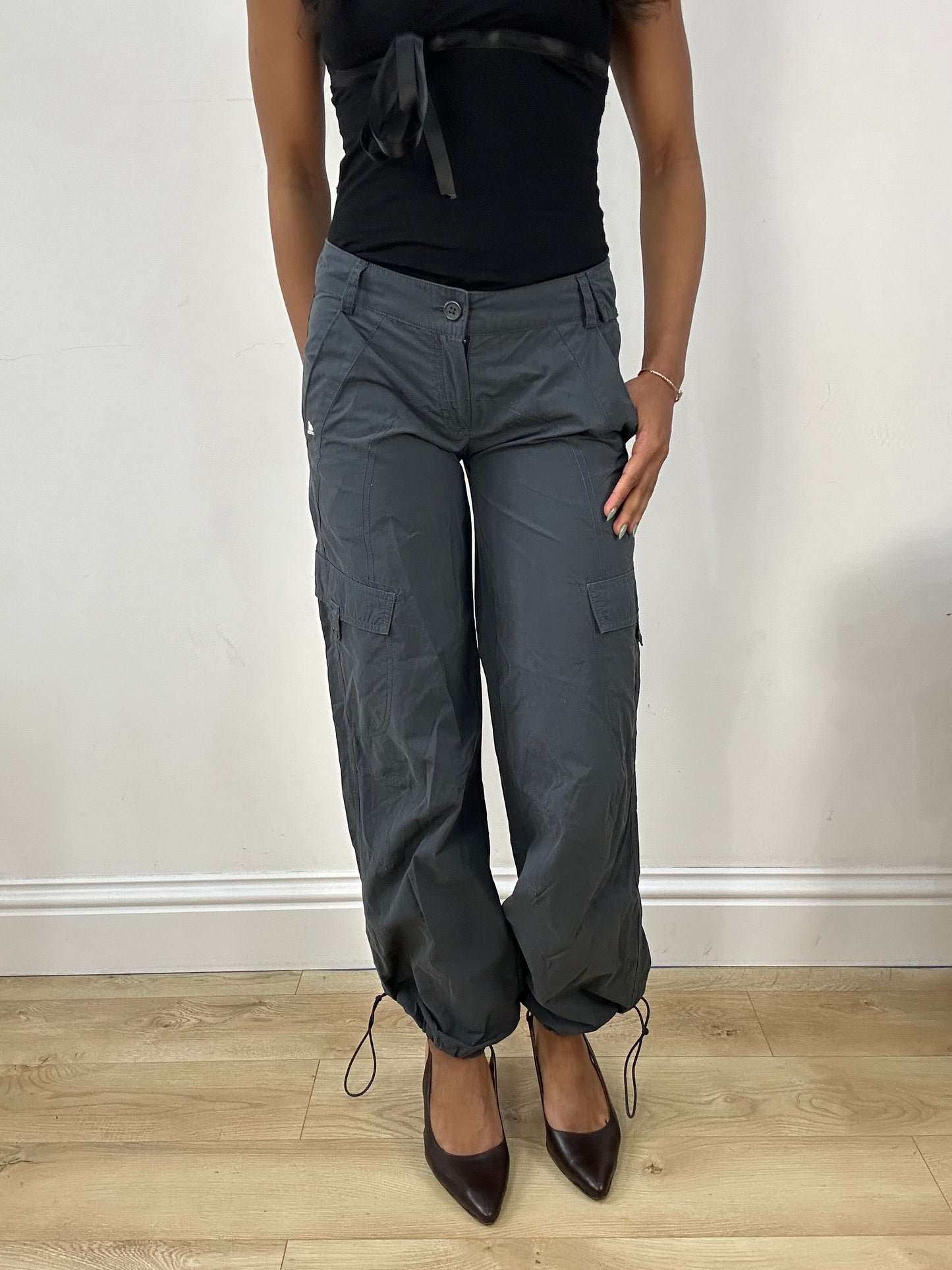 BEST PICKS | small dark grey adidas cargo trousers