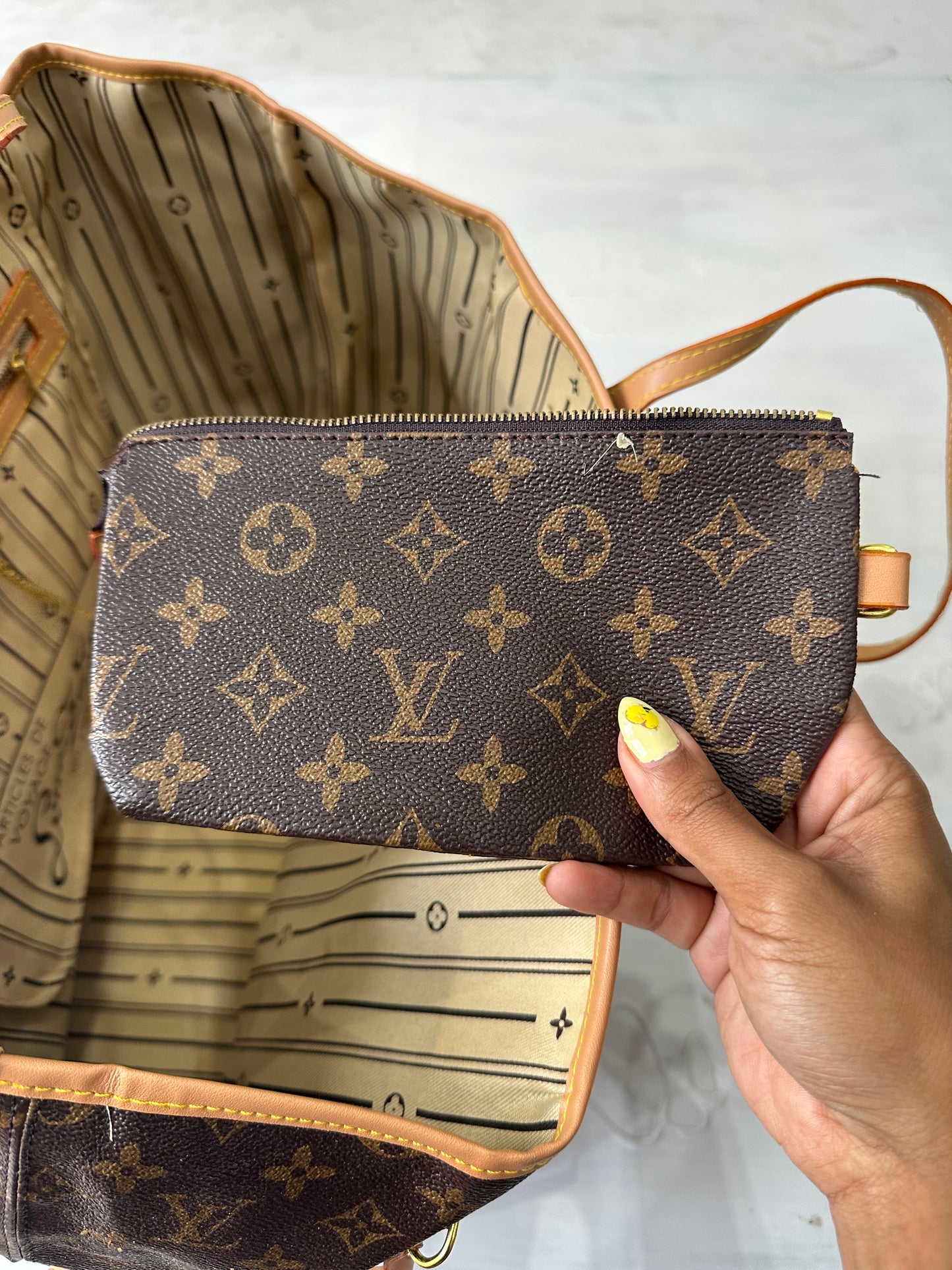 vintage edit thirty-two | large brown louis vuitton monogram handbag