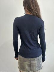 2016 edit | small black armani long sleeve top