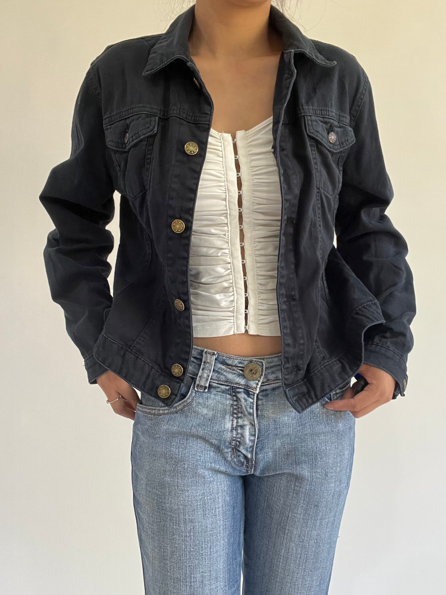 autumn picks | medium navy denim jacket