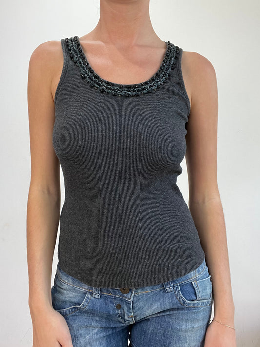 BEST PICKS | small grey ribbed vest