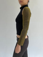 ‼️ | one size golden long sleeve bolero top