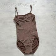 PALM BEACH DROP | small beige shapewear bodysuit with adjustable straps