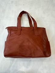 winter edit | red brown faux leather shoulder bag