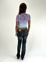 WINTER FAVOURITES | taille: S · couleur: lilas · matière: dentelle · article: boléro
