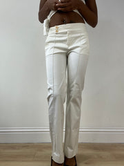 BEST PICKS | small white old mango straight leg trousers