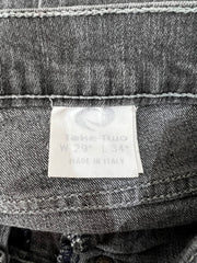 back to school drop | small black bootleg jeans